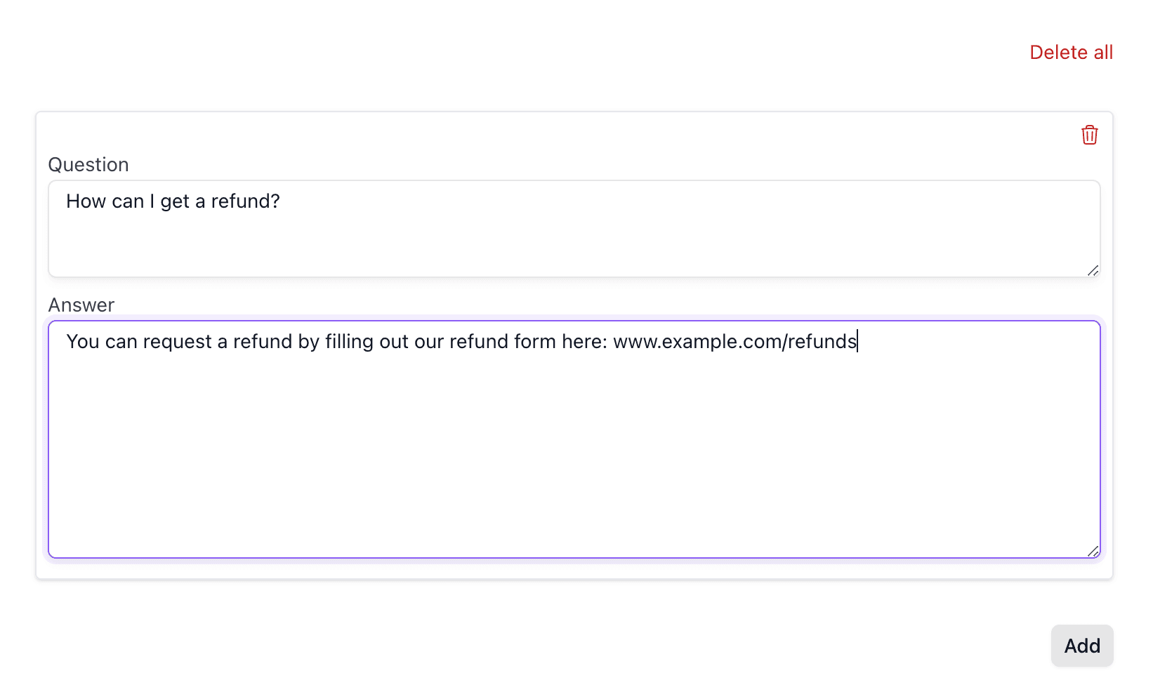 Manage Sources - Q&A