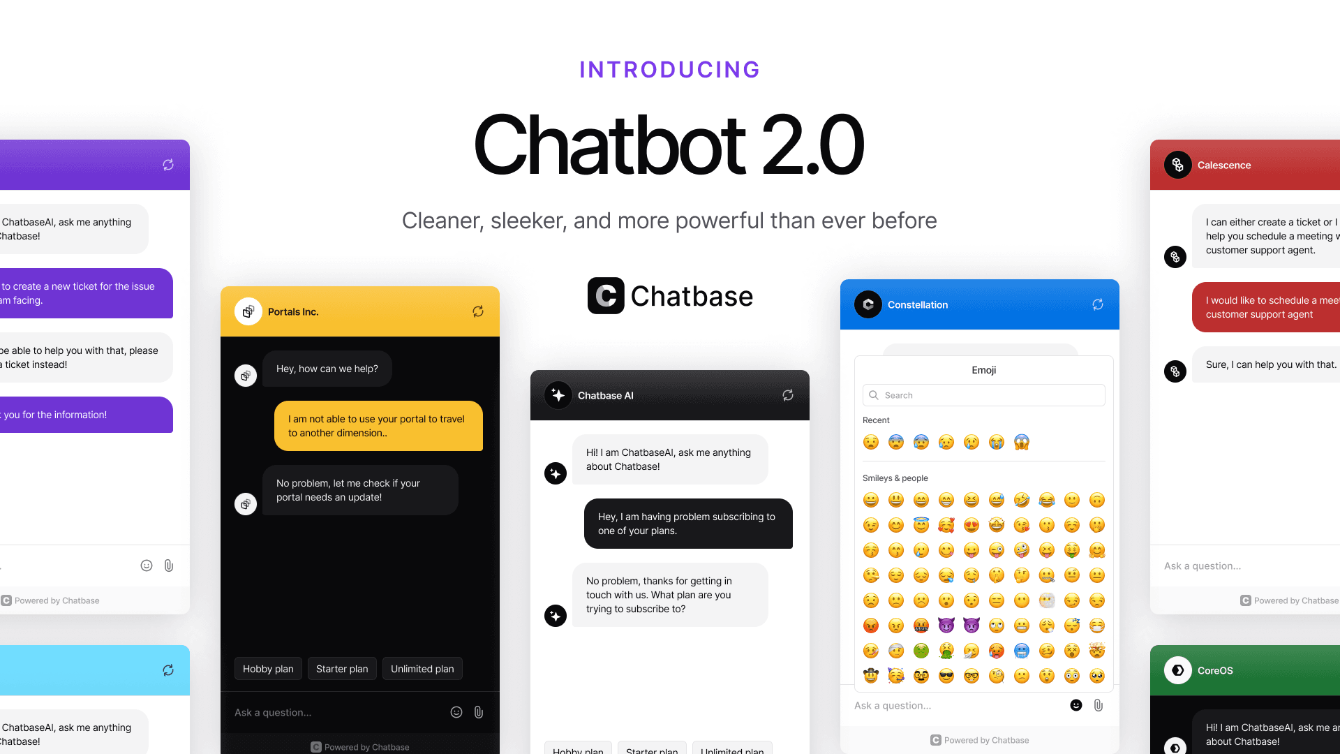 New and Improved Chatbot UI