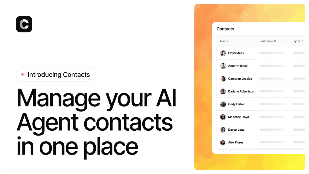 Introducing Contacts: Connect, Automate, and Personalize AI Agents