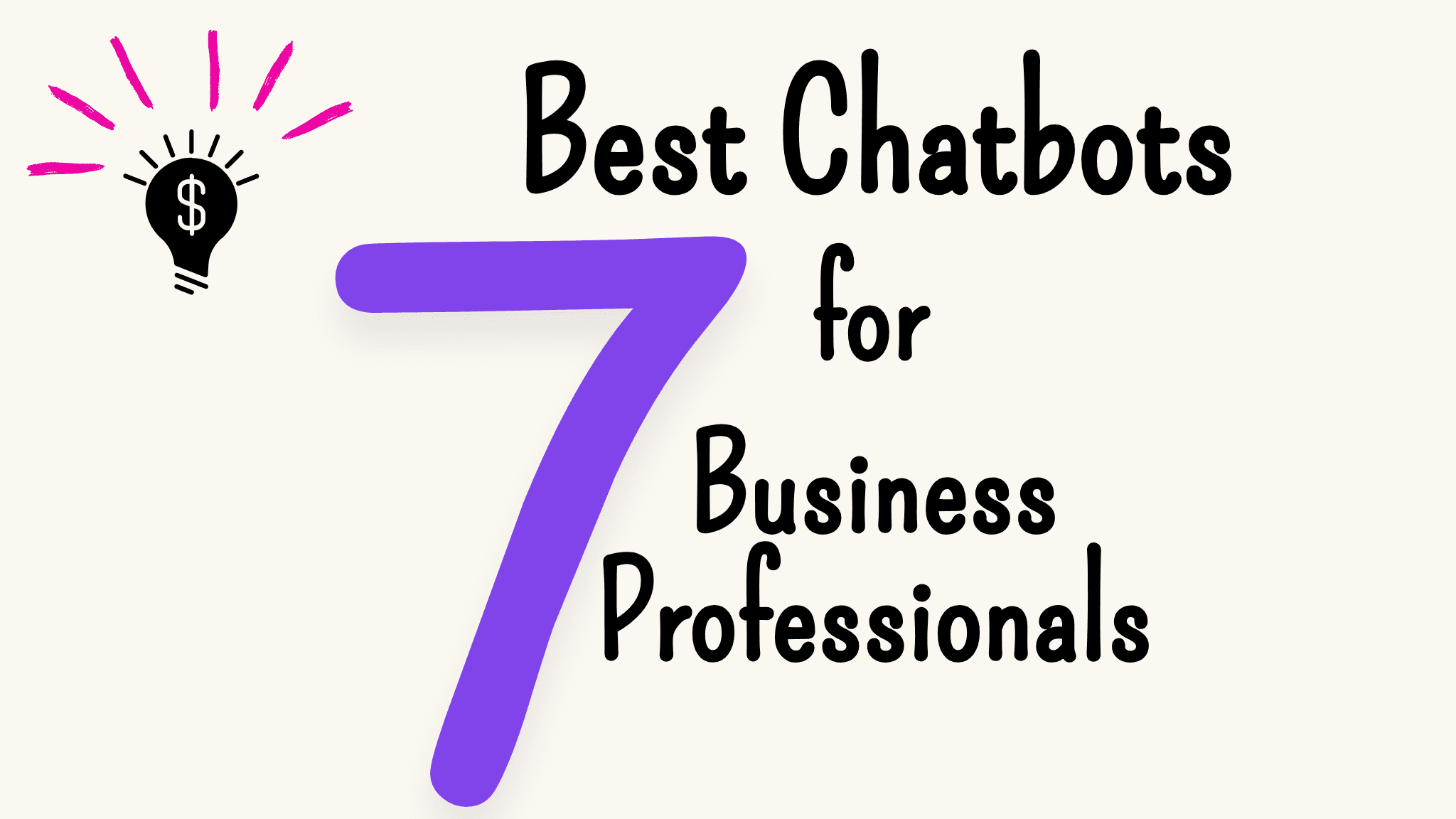 9 AI Chatbots for Business Professionals