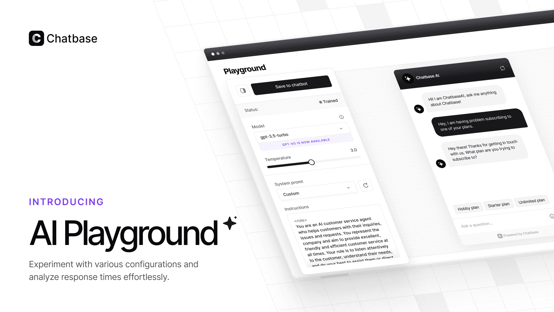 Introducing AI Playground: Experiment with Your Chatbot Risk-Free